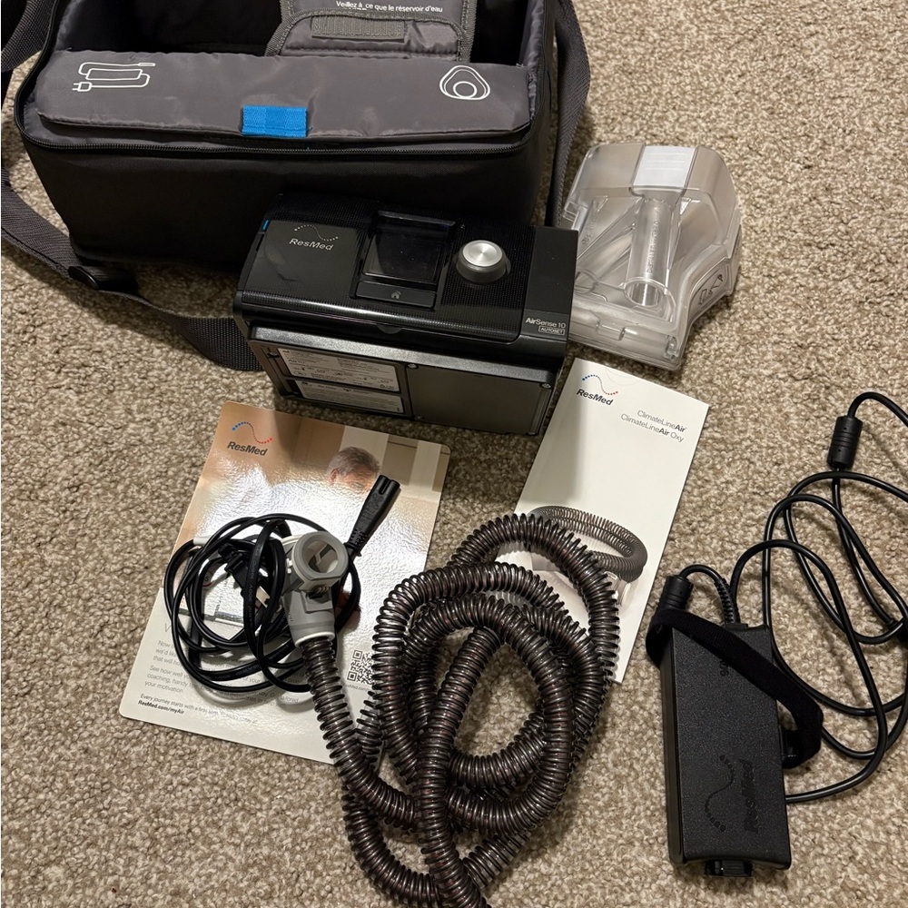 ResMed AirSense 10 CPAP Machine w/ Accessories and Carry Case, 249 Run Hours
